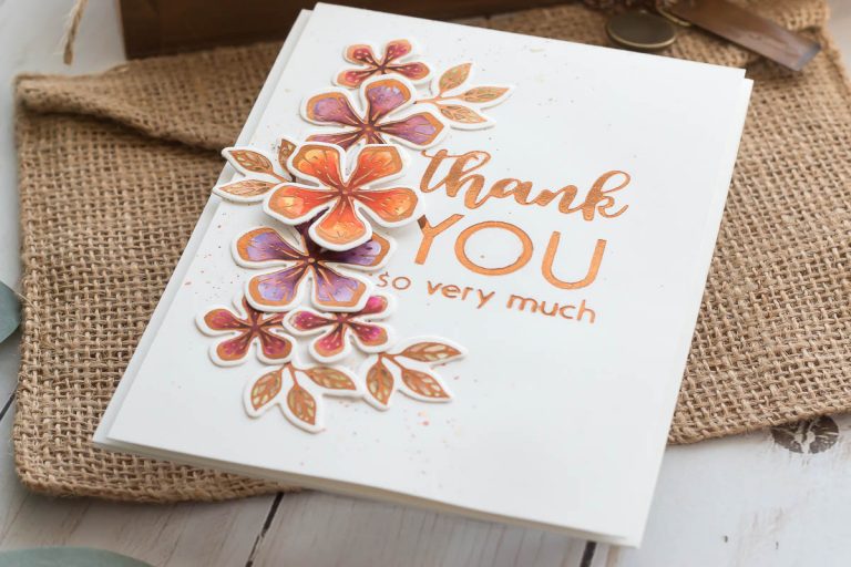 Spellbinders October 2019 Glimmer Plates Inspiration | Beautifully Foiled Cards by Marie Heiderscheit