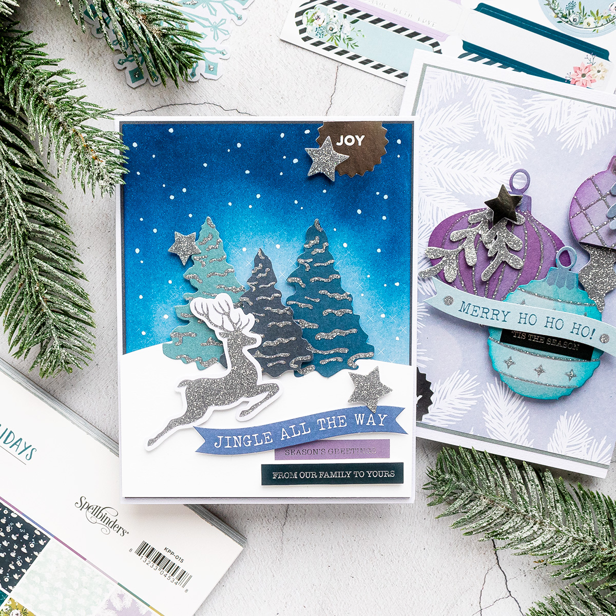 Card Club Kit Extras! October 2019 Edition - Sparkling Holidays Collection  - Spellbinders Blog