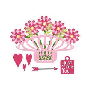 January 2020 Amazing Paper Grace Die of the Month is Here – Pop Up 3D Vignette Bouquet #SpellbindersClubKits #AmazingPaperGraceDieoftheMonth #NeverStopMaking