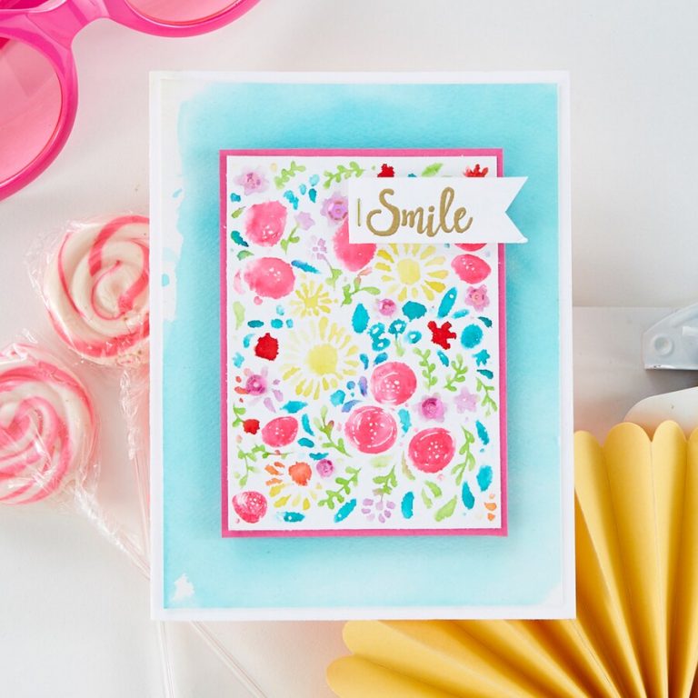 Fun Stampers Journey Kindness Matters Project Kit is Here! Floral Smile Card