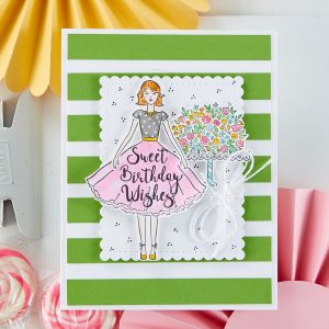 Fun Stampers Journey Kindness Matters Project Kit is Here! Sweet Birthday Wishes Card