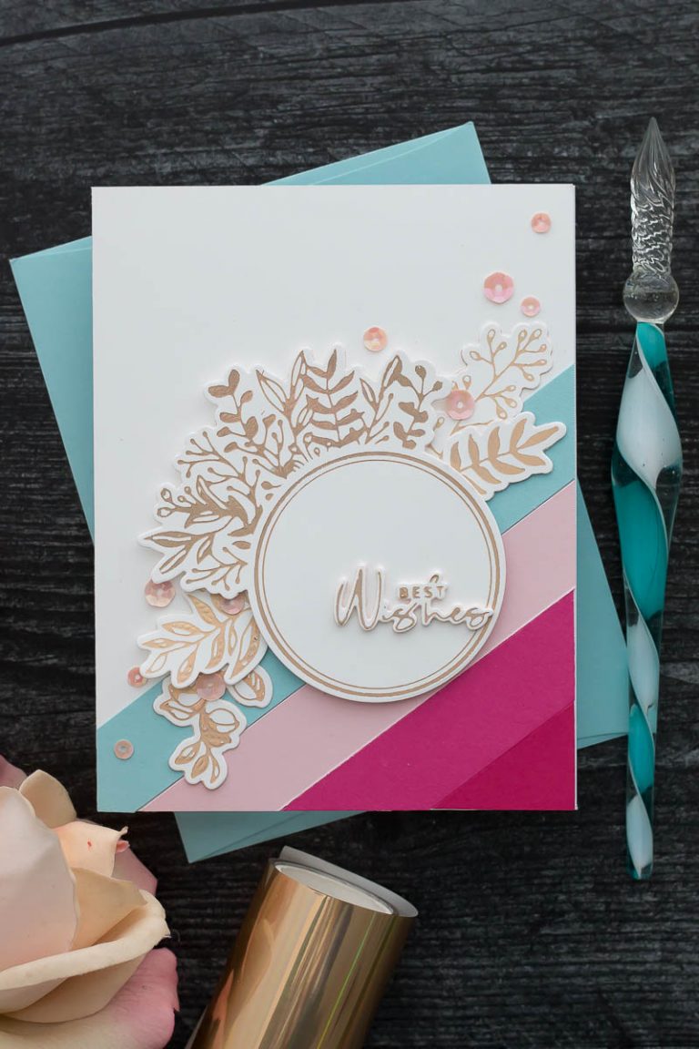 Spellbinders Foil Basics Collection by Yana Smakula - Inspiration | Envelope Bouquet with Marie Nicole