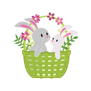 Spellbinders March 2020 Large Die of the Month is Here – Basket Full of Bunnies #SpellbindersClubKits #DieCutting #NeverStopMaking
