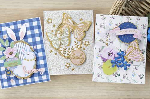 Spellbinders March 2020 Card Kit of the Month is Here – Feeling Hoppy #Spellbinders #SpellbindersClubKits #NeverStopMaking