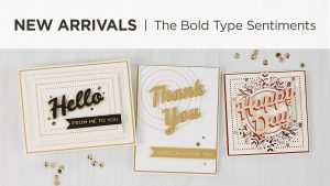 What's New at Spellbinders | The Bold Type Sentiments Collection #Spellbinders #NeverStopMaking #DieCutting