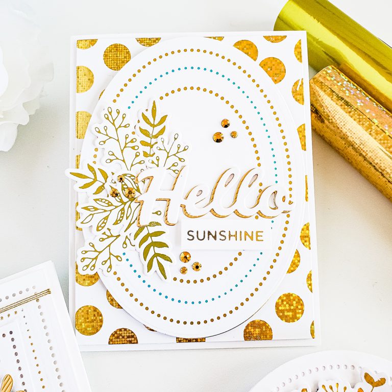 Spellbinders Bold Type Collection Inspiration | Clean & Simple Cards with Yasmin #NeverStopMaking #Spellbinders #cardmaking