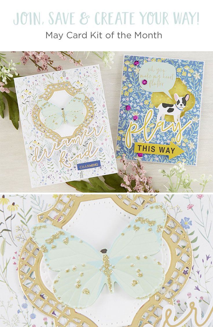 Spellbinders May 2020 Card Kit of the Month is Here – All the Little Things #Spellbinders #SpellbindersClubKits #NeverStopMaking