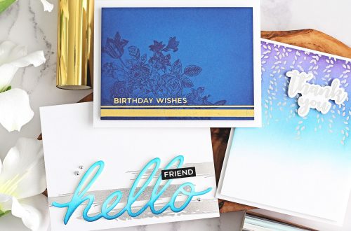 The Effortless Greetings Project Kit | Cardmaking Inspiration with Michelle Short | Video tutorial #Spellbinders #NeverStopMaking #GlimmerHotFoilSystem #Cardmaking