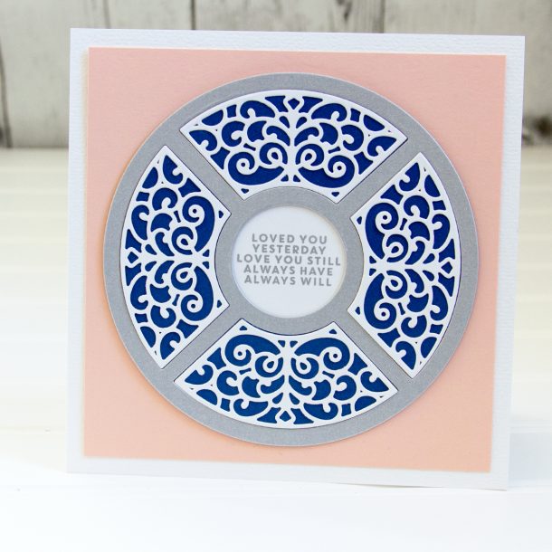 Elegant Simplicity - Circlet Doily Cards with Jean Manis featuring Spellbinders Dimensional Doily Collection by Becca Feeken #Spellbinders #AmazingPaperGrace #DieCutting #Cardmaking