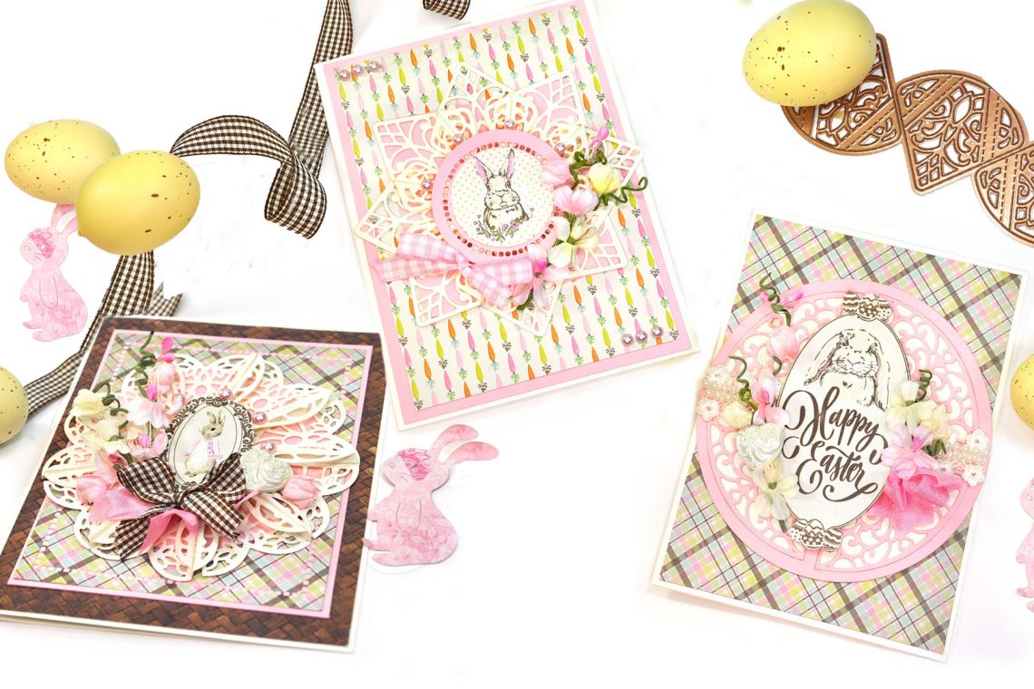 Easter Doilies Cards with Jennifer Snyder featuring Spellbinders Dimensional Doily Collection by Becca Feeken #Spellbinders #AmazingPaperGrace #DieCutting #Cardmaking