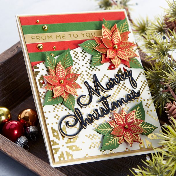 Spellbinders Glimmering Christmas Project Kit is Here! #Spellbinders #NeverStopMaking #DieCutting #Cardmaking #ChristmasCardmaking #GlimmerHotFoilSystem