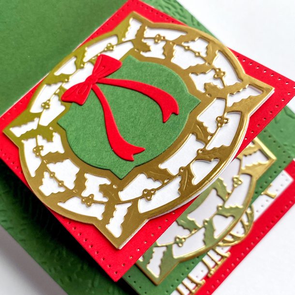 Spellbinders Christmas Cascade Collection by Becca Feeken - Kinetic Cards with Jean Manis #Spellbinders #NeverStopMaking #DieCutting #Cardmaking
