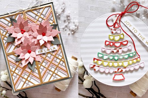 Spellbinders Sparkling Christmas Collection – Cardmaking Inspiration with Zsoka Marko #Spellbinders #NeverStopMaking #Christmascardmaking #Cardmaking