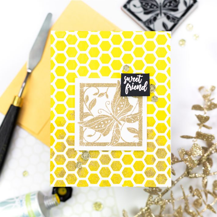 Spellbinders & FSJ Buzzworthy Project Kit | Cardmaking Inspiration With Jenny Colacicco | Video tutorial #NeverStopMaking #DieCutting #Cardmaking 