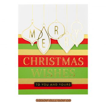 November 2020 Glimmer Hot Foil Kit of the Month is Here – Merry Christmas Wishes