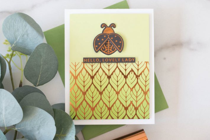 Becca Feeken Sweet Cardlets Collection – Glimmered Sweet Cardlets with Marie