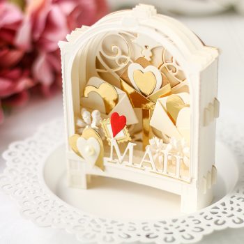 January 2021 Amazing Paper Grace Die of the Month is Here – Mini 3D Vignette Valentine's Mailbox