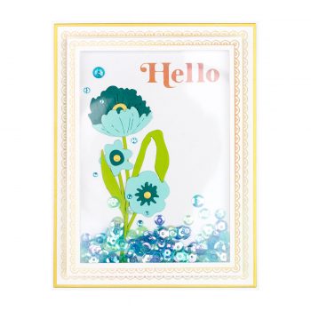 February 2021 Glimmer Hot Foil Kit of the Month is Here – Scalloped Rectangle Glimmer Essentials with Sentiments