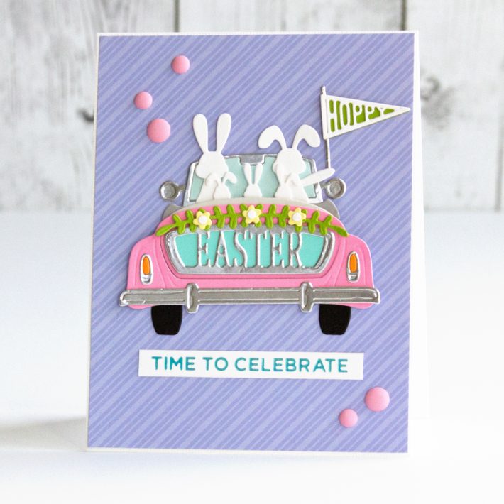 Spellbinders Expressions of Spring Collection | Signs of Spring - Bunnies and Eggs 