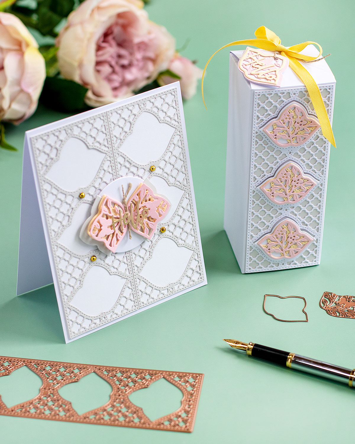 February 2021 Small Die of the Month Is Here – Trefoil Tile & Panel Card Creator