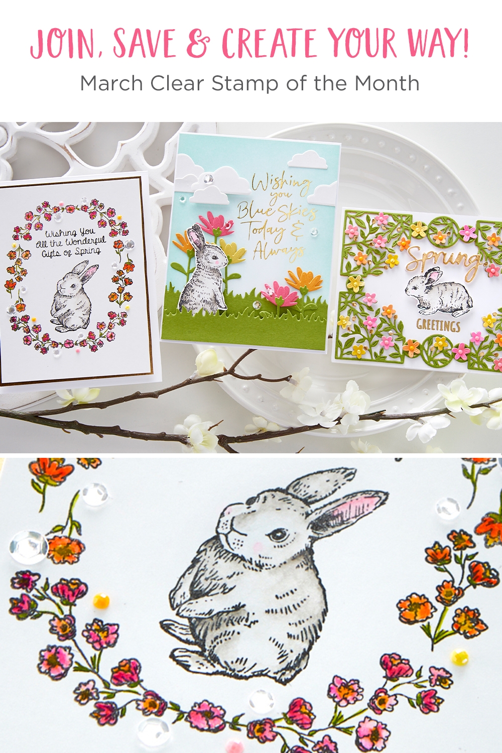 March 2021 Clear Stamp of the Month is Here – Wonderful Spring