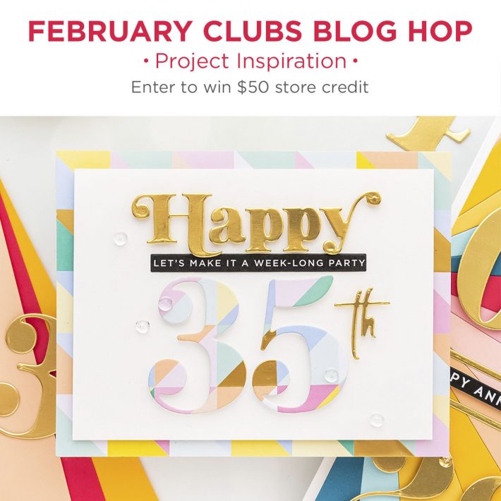 Spellbinders February 2021 Clubs Inspiration Blog Hop + Giveaways