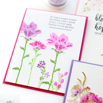 Watercolor Florals Card Set with Lea Lawson