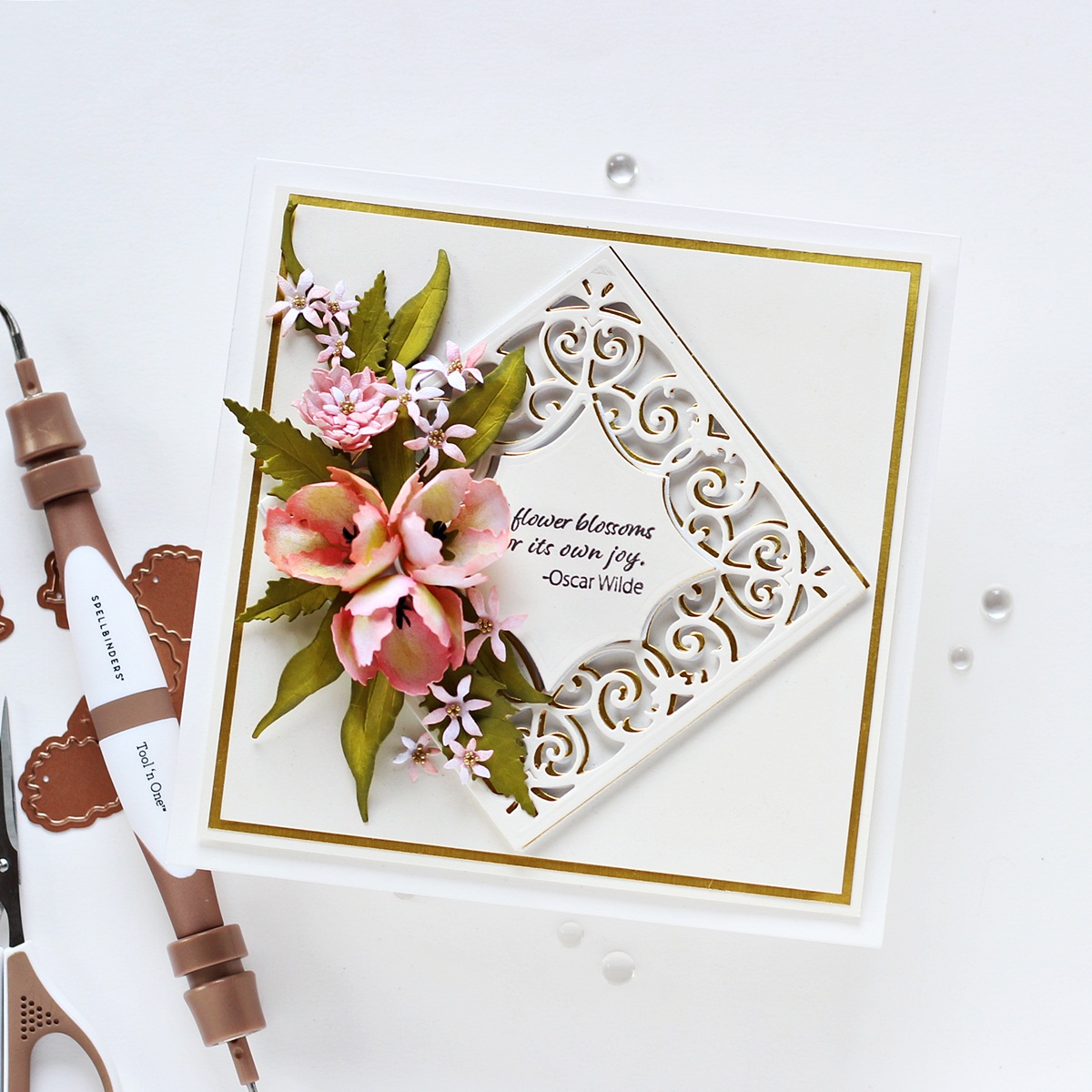 Spellbinders – Susan's Spring Flora Cards – Velvetlemon