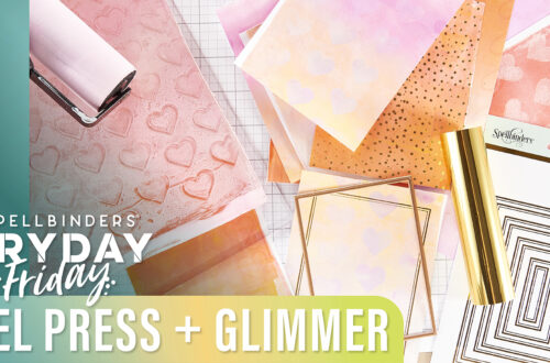 Gel Press Plus Glimmer DIY Printmaking | Spellbinders Live