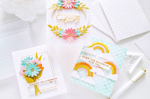 Embossed Cards Trio with Yasmin Diaz