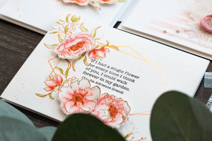 Watercolor Floral Card Set How-To with Marie