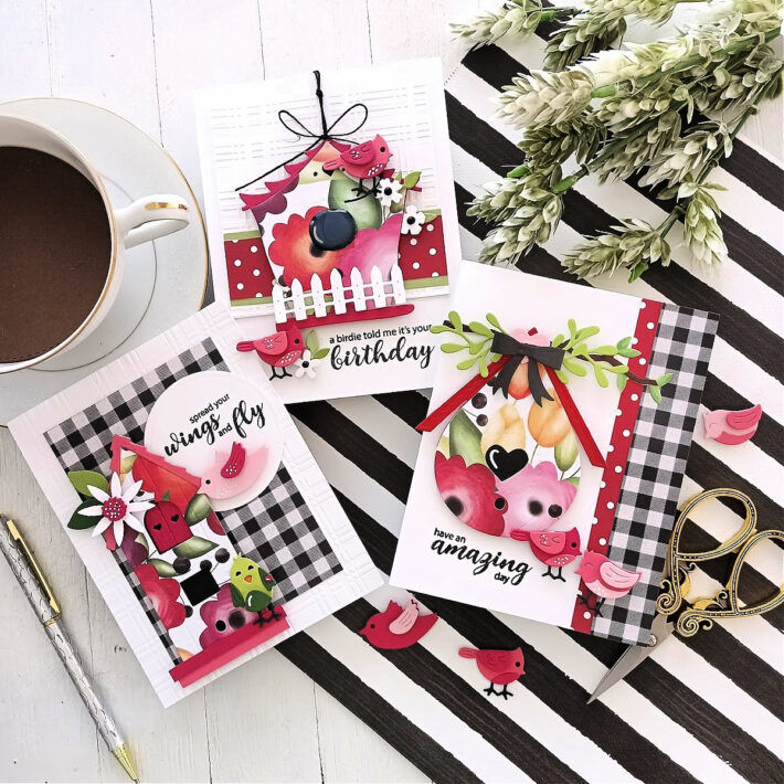 Everyday Cards with the Birdhouses Through the Seasons Collection with Tina Smith