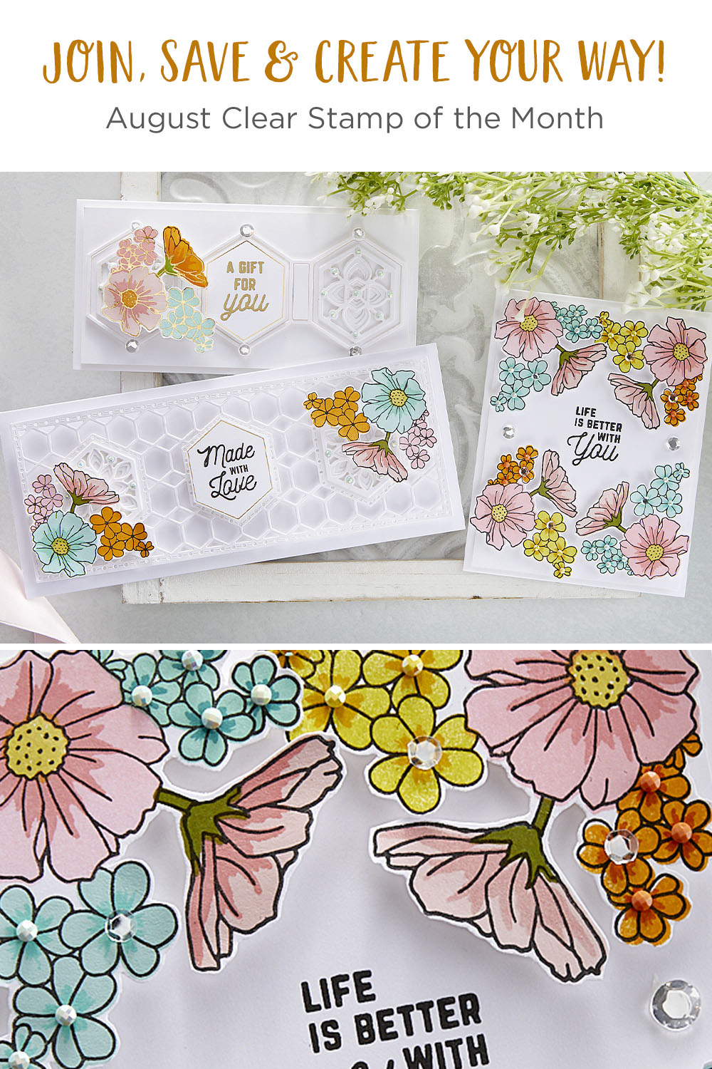 August 2021 Clear Stamp of the Month is Here – Hex Tile Stamps