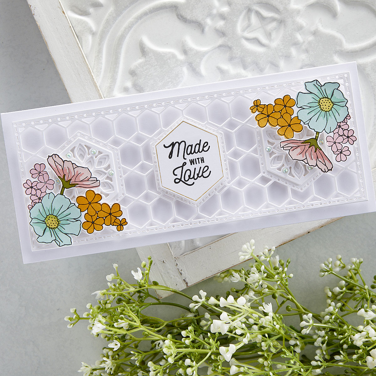 May 2021 Clear Stamp of the Month is Here – Borders & Sentiments -  Spellbinders Blog