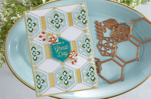 August 2021 Small Die of the Month Is Here – Hex Kaleidoscope Tile