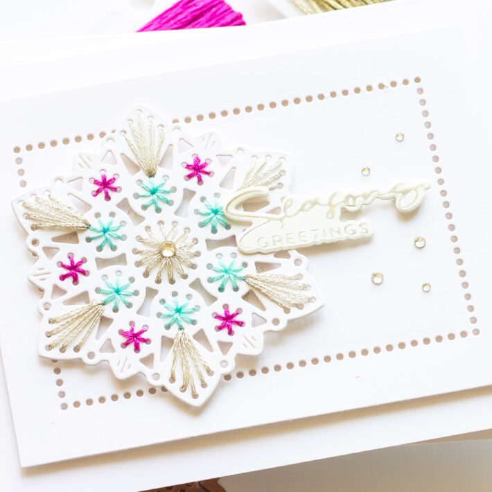 Merry Stitchmas Coordinating Card Duo with Angela Simpson