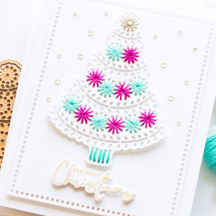 Merry Stitchmas Coordinating Card Duo with Angela Simpson
