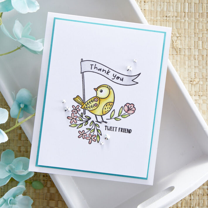 September 2021 Clear Stamp of the Month is Here – A Little Bird Told Me
