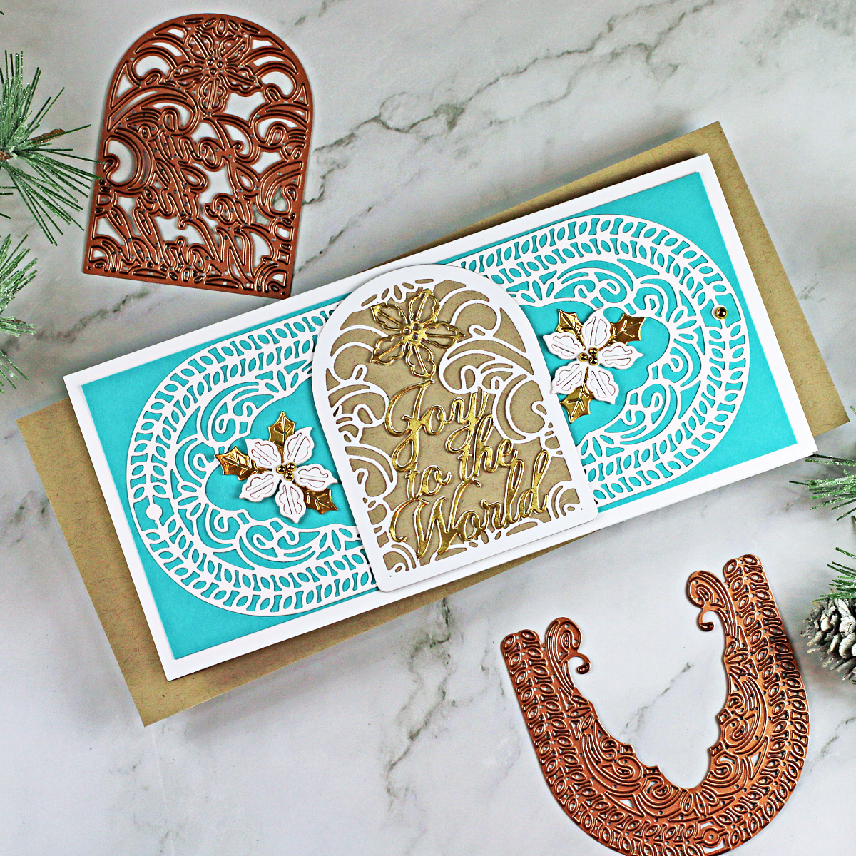 Spellbinders Clear Stamp of the Month - Sandi MacIver - Card