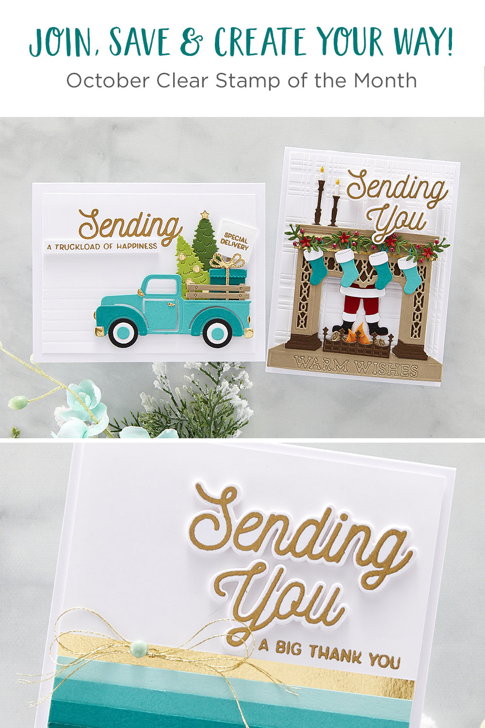 October 2021 Clear Stamp + Die of the Month Preview & Tutorials – Sending You
