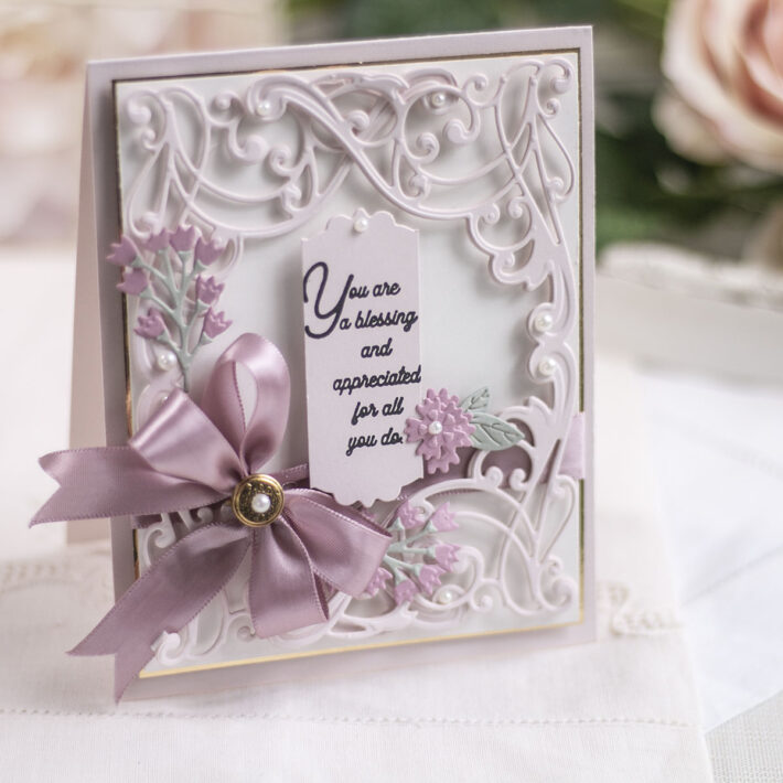 October 2021 Amazing Paper Grace Die of the Month Preview & Tutorials –  Flourished Fleurit 