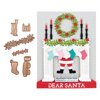 October 2021 Large Die of the Month Preview & Tutorials – Santa's Fireplace