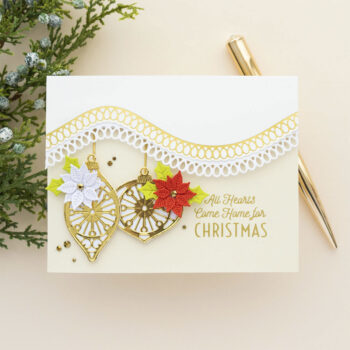 November 2021 Glimmer Hot Foil Kit of the Month Preview & Tutorials – Curved Christmas Glimmer Borders