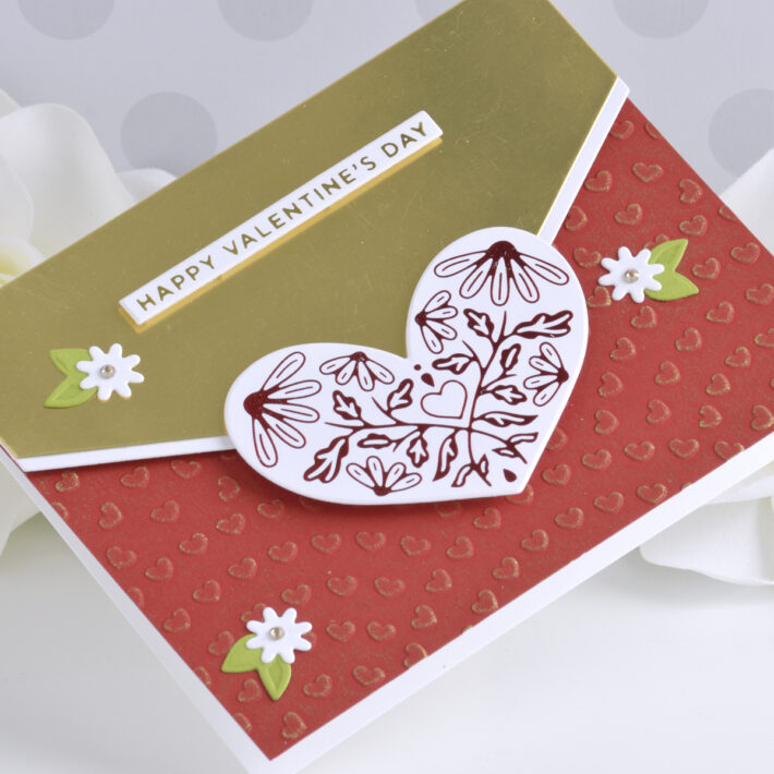 January 2022 Embossing Folder of the Month Preview & Tutorials – Spreading Love