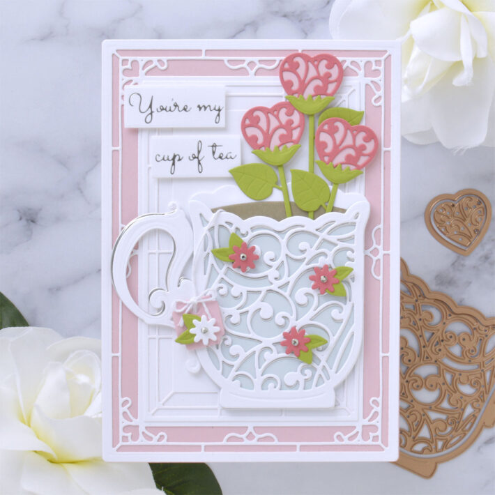 January 2022 Amazing Paper Grace Die of the Month Preview & Tutorials –  Pop Up Vignette Coffee Tea or Me