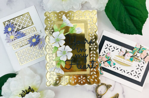 Elegant Cards using the Garden Shutters Collection with Joy Baldwin