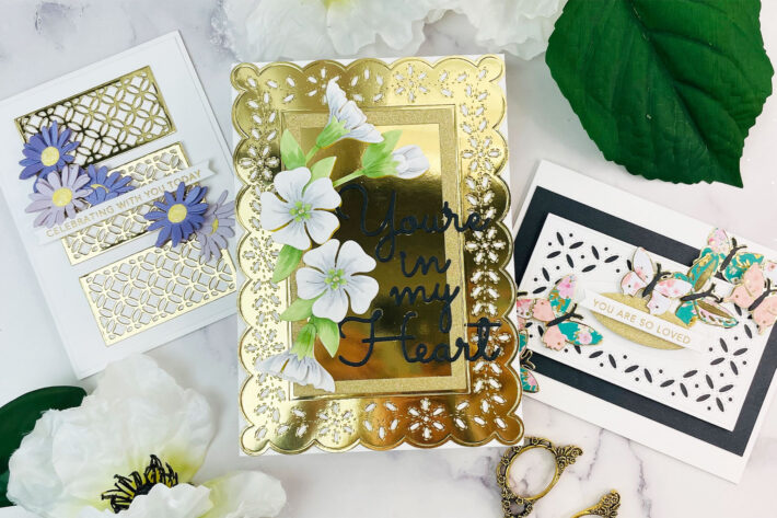 Elegant Cards using the Garden Shutters Collection with Joy Baldwin