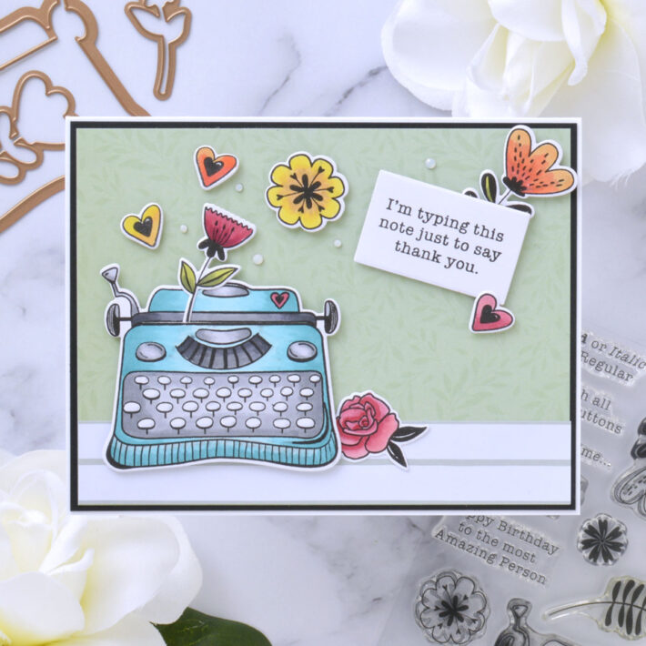 February 2022 Clear Stamp + Die of the Month Preview & Tutorials – Old School Notes