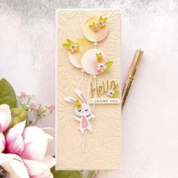 March 2022 Small Die of the Month Preview & Tutorials – Floating Bunny