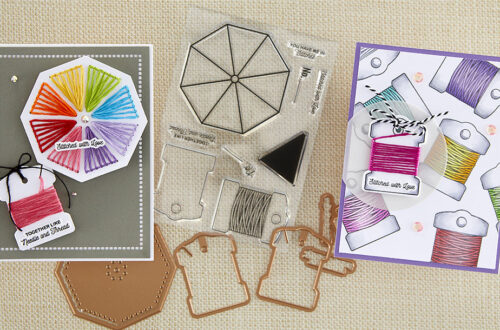 May 2022 Clear Stamp + Die of the Month Preview & Tutorials – Stitched Color Wheel
